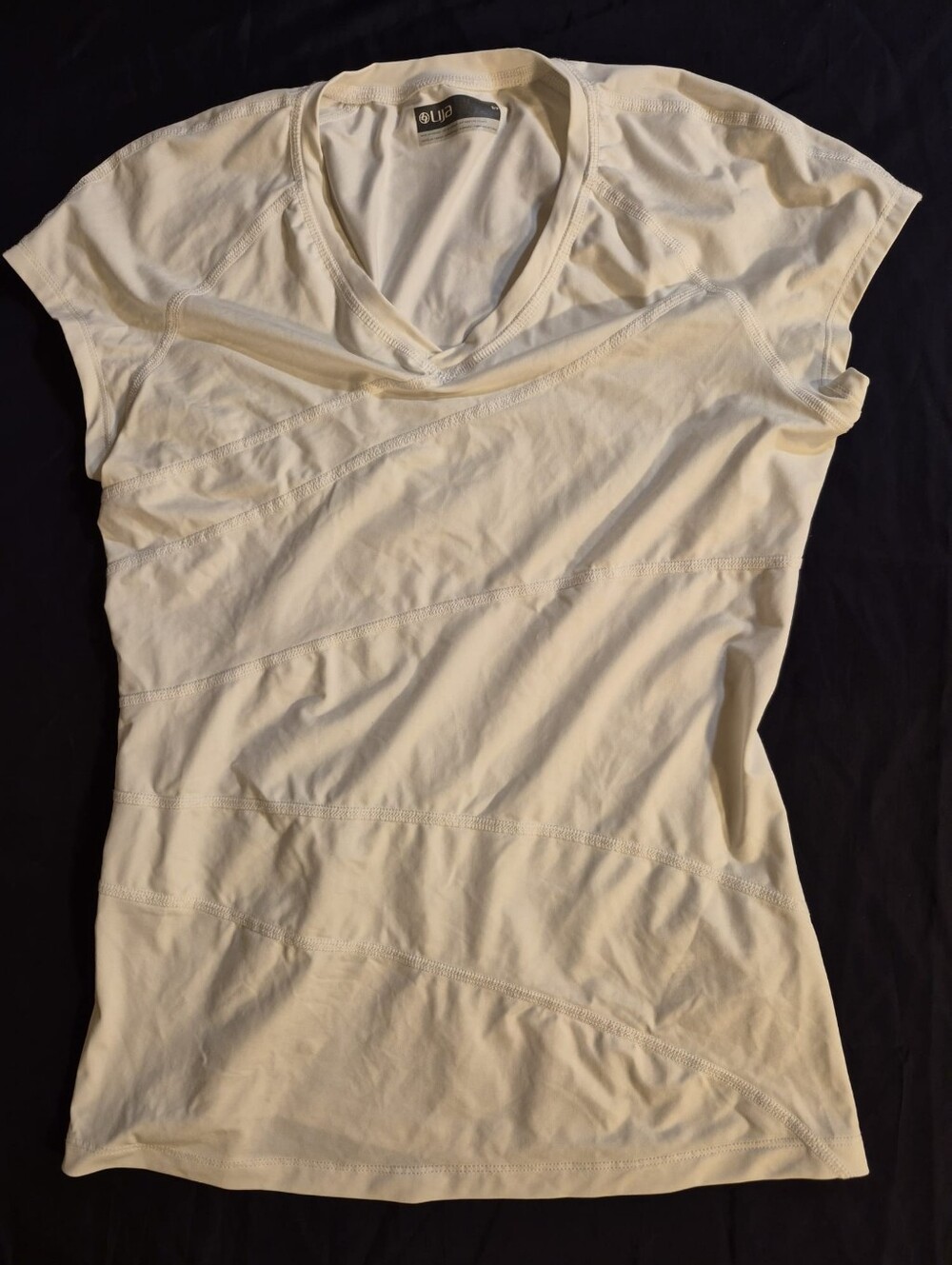 Lija Women's Short-Sleeve V-Neck Athletic Tee